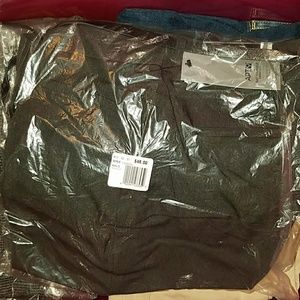 Gray curvy fit trousers size 10 short